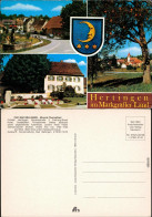 Ansichtskarte Bad Bellingen OT Hertingen: Straße, Friedhof, Kirche 1985 - Bad Bellingen