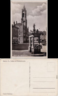 Kamenz Kamjenc Rathaus Mit Andreasbrunnen Ansichtskarte Oberlausitz 1930 - Kamenz