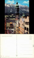 Innsbruck Herzog Friedrich Straße, Stadtturm, Goldenem Dachl, Nordkette 1985 - Innsbruck