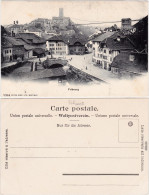 CPA Ansichtskarte Freiburg Üechtland Fribourg Straßenpartie  - Panorama 19012 - Autres & Non Classés