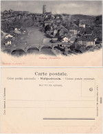 CPA Ansichtskarte Freiburg Im Üechtland Fribourg Totalansicht 1909 - Other & Unclassified