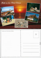 Ansichtskarte Lubmin Seebrücke, Strand, Schilfhaus, Promenade, Ostsee 2000 - Lubmin