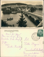 Saalburg-Ebersdorf (Saale) Brücke, Panorama, Fahrgastschiff 1938 - Other & Unclassified