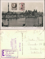 Ansichtskarte Barcelona Hafen Mit Kleinen Booten 1933 - Other & Unclassified