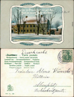 Ansichtskarte  Glückwunsch - Neujahr/Sylvester - Gutshaus Im Winter 1905 - New Year