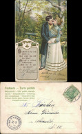 Ansichtskarte  Liebes Gedichte/Sprüche - Da Schaut Sie Ihn Voll Liebe An 1904 - Filosofia & Pensatori