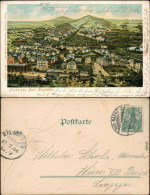 Ansichtskarte Bad Nauheim Künstlerkarte: Bahnhof, Stadt 1901  - Bad Nauheim