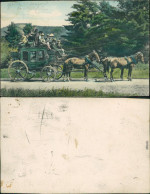 Ansichtskarte  Kutsche Voll Besetzt - Coloriert 1913 - Horses