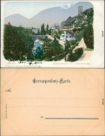 Ansichtskarte Meran Merano Gilfpromenade Mit Steinernensteg 1901 - Autres & Non Classés