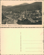 Ansichtskarte Badenweiler Schlossmauer Mit Blick Auf Die Stadt 1932 - Badenweiler