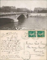 CPA Paris Le Pont De Alma - Schiff Und Straßenzeile 1912  - Autres & Non Classés