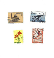 Mont Cervin,animaux,train, - Used Stamps