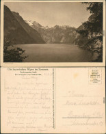 Ansichtskarte Berchtesgaden Königsee Mit Malerwinkel 1928  - Berchtesgaden