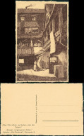 Leipzig Künstlerkarte - "Zeugen Vergangener Zeiten" - Alte Gerberei 1928 - Leipzig