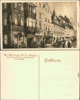 Ansichtskarte Leipzig Künstlerkarte - Partie Am Thüringer Hof 1913  - Leipzig