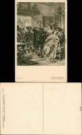 Ansichtskarte  Künstlerkarte: Gemälde "Wallenstein" 1915 - Peintures & Tableaux
