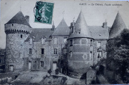 CPA (Orne). GACE, Le Château, Façade Occidentale - Gace