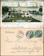 Ansichtskarte Karlsruhe Grossherzogl. Schloß 1904 - Karlsruhe