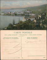 Ansichtskarte Territet Blick über Die Stadt 1914  - Sonstige & Ohne Zuordnung