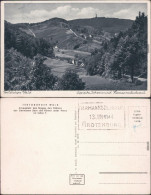Hiddesen Detmold Panorama Der Lippischen Schweiz Mit Hermannsdenkmal  1944 - Detmold