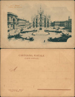 Cartoline Mailand Milano Piazza Del Duomo 1906  - Autres & Non Classés