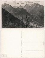 Hinterriß (Tirol) Blick Von Der Karwendelhütte In's Isar- Und Leutaschtal 1965  - Autres & Non Classés