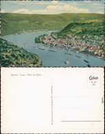 Boppard Panorama-Ansichten Von Der Stadt Am Rhein (Aquarell) 1953  - Boppard