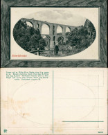 Ansichtskarte Jocketa-Pöhl Elstertalbrücke 1910 Passepartout - Pöhl