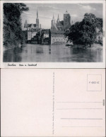 Breslau Wrocław Partie An Der Dom- Und Sandinsel 1930 Ansichtskarte - Poland