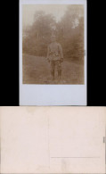 Soldat Mit Pickelhaube - WK1 Privatfoto Ansichtskarte 1917 - Guerre 1914-18