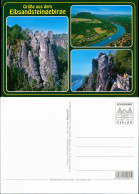 Rathen Grusskarte Aus Dem Elbsandsteingebirge, 3 Ansichten / Fotos 2000 - Rathen
