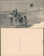 Ansichtskarte Málaga Fischer Am Strand  - Sacando El Copo 1915 - Autres & Non Classés