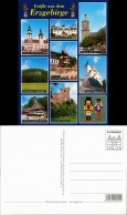 Erzgebirge Mehrbildkarte  Chemnitz, Annaberg, Pobershau, Augustusburg 1995 - Autres & Non Classés