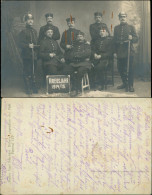 Döbeln Soldaten, Atelierfoto Pickelhaube Gewehr Wk1 1915 Privatfoto - Doebeln