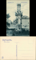 Ansichtskarte Freiberg (Sachsen) Schwedendenkmal - Straßenblick 1912 - Freiberg (Sachsen)
