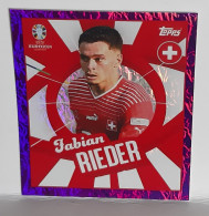 Figurine Stickers TOPPS (no Panini) - EURO 2024 - FABIAN RIEDER - SWITZERLAND - SUI PTW - PARALLEL CARD- CHROME-VIOLET - Sonstige & Ohne Zuordnung