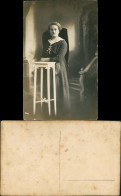 Foto  Atelierfoto - Frau Im Kleid 1909 Privatfoto - Personnages