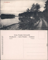 Punkaharju -Savonlinna Partie Am See Ansichtskarte Soumi  Finland 1916 - Finlande