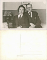 Paar, Mann Und Frau Mit Krawatte (Schlips) Gekleidet 1955 Privatfoto - Koppels