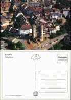 Ansichtskarte Basel Luftbild Überflugkarte Stadtmitte Vom Flugzeug Aus 2000 - Autres & Non Classés