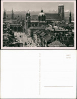 Ansichtskarte München Ludwigskirche Mit Alpenpanorama 1932 - Muenchen