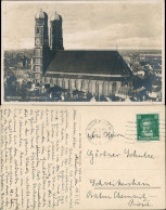 Ansichtskarte München Frauenkirche Und Stadt Fotokarte 1928 - Muenchen