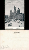 Ansichtskarte München Feldherrnhalle, Auto - Belebt 1912 - München
