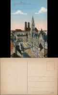 Ansichtskarte München Marienplatz - Rathaus 1914 - Muenchen