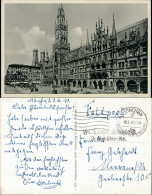 Ansichtskarte München Rathaus, Straße Gel. Feldpost WK2 1940 - München
