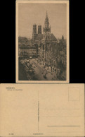 Ansichtskarte München Frauenkirche Und Rathaus 1920 - Muenchen