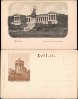 Ansichtskarte Ludwigsvorstadt-München Bavaria Mit Ruhmeshalle 1903 - Muenchen