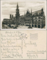 Ansichtskarte München Rathaus - Platz, Fotokarte 1929 - Muenchen