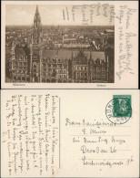 Ansichtskarte München Rathaus Und Stadt 1928 - Muenchen