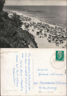 Ansichtskarte Koserow Strand, Belebt 1963 - Autres & Non Classés